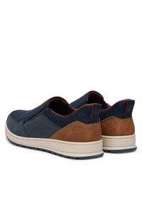 Bugatti Półbuty 335-AFB6A-5000 Granatowy. Kolor: niebieski. Materiał: materiał #6