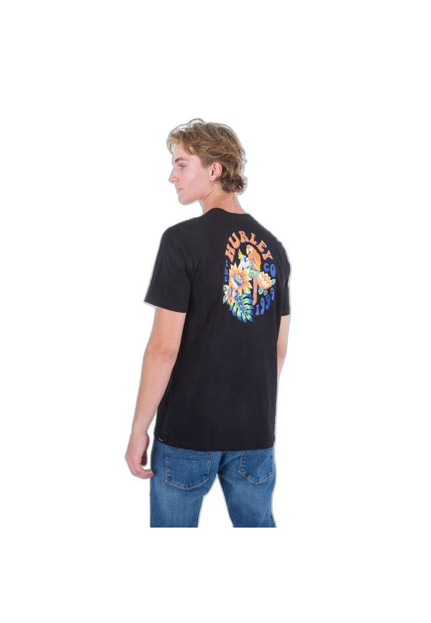 Koszulka Hurley Everyday Parrot. Kolor: czarny. Sport: fitness