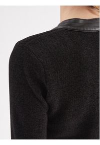 Marciano Guess Sweter 3YGR135 661Z Czarny Regular Fit. Kolor: czarny. Materiał: syntetyk
