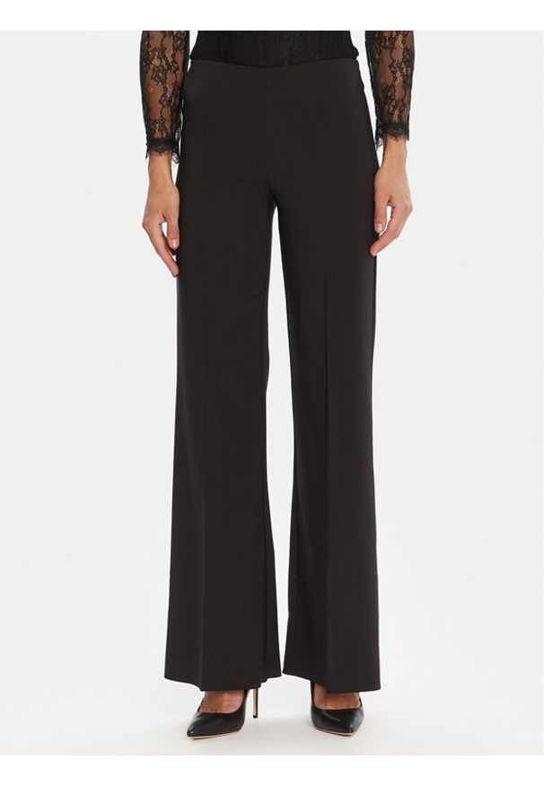 Rinascimento Spodnie palazzo CFC0125425003 Czarny Wide Leg. Kolor: czarny. Materiał: syntetyk
