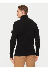 Stone Island Golf 8115552C2 Czarny Regular Fit. Typ kołnierza: golf. Kolor: czarny. Materiał: wełna #5
