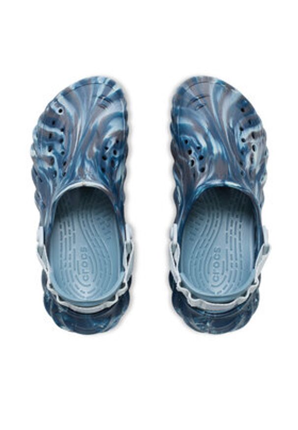 Crocs Klapki Echo Marbled Clog 208454 Kolorowy. Wzór: kolorowy