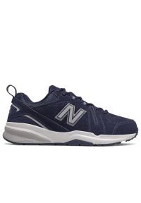 Buty New Balance MX608UN5 - granatowe. Okazja: na co dzień. Zapięcie: sznurówki. Kolor: niebieski. Materiał: skóra, syntetyk, materiał. Szerokość cholewki: normalna #1