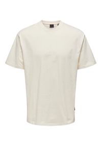 Only & Sons T-Shirt 22022532 Biały Relaxed Fit. Kolor: biały. Materiał: bawełna #3