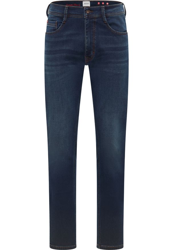 Męskie Spodnie Jeansowe Mustang Style Oregon Slim K Denim Blue 1017431 5000 803