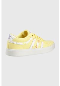 adidas Originals tenisówki Bryony GX8175 damskie kolor żółty. Nosek buta: okrągły. Zapięcie: sznurówki. Kolor: żółty. Materiał: guma #3