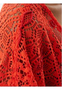 Iconique Sukienka plażowa Temptation IC26-119 Czerwony Regular Fit. Okazja: na plażę. Kolor: czerwony. Materiał: syntetyk #2