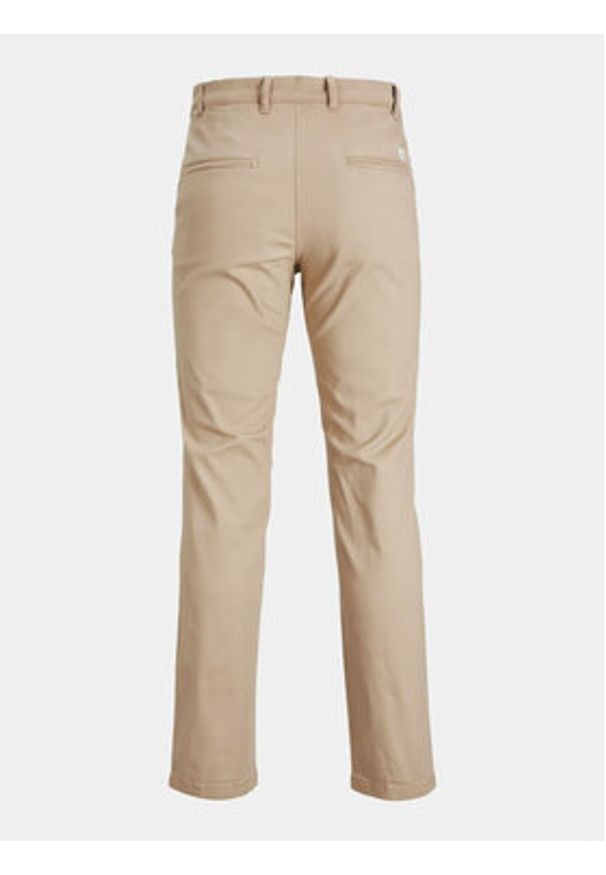 Jack & Jones - Jack&Jones Chinosy Dave 12212930 Szary Regular Fit. Kolor: szary. Materiał: bawełna