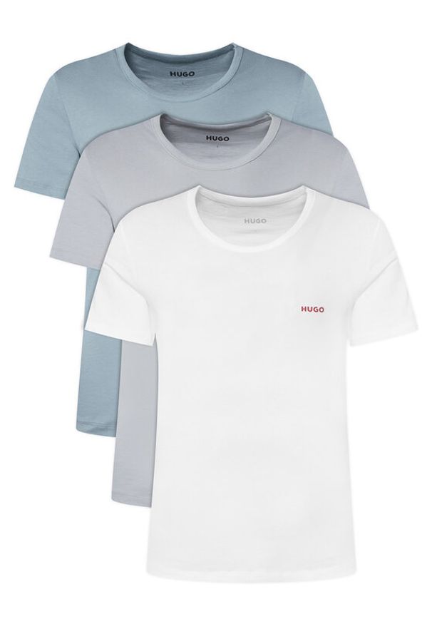 Hugo - HUGO Komplet t-shirtów 50532811 Kolorowy Regular Fit. Materiał: bawełna. Wzór: kolorowy