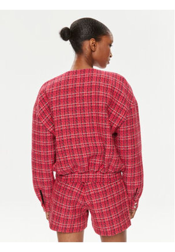 Morgan Marynarka 241-VESIL.F Czerwony Regular Fit. Kolor: czerwony. Materiał: bawełna