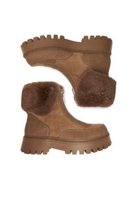 DeeZee Botki 19001-1 Brązowy. Kolor: brązowy. Materiał: materiał #4