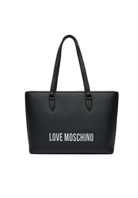 Love Moschino - LOVE MOSCHINO Torebka JC4190PP1MKD000B Czarny. Kolor: czarny. Materiał: skórzane