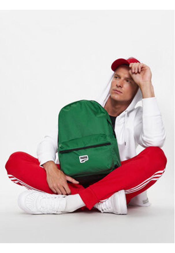 Puma Plecak Downtown Backpack 079659 03 Zielony. Kolor: zielony. Materiał: materiał