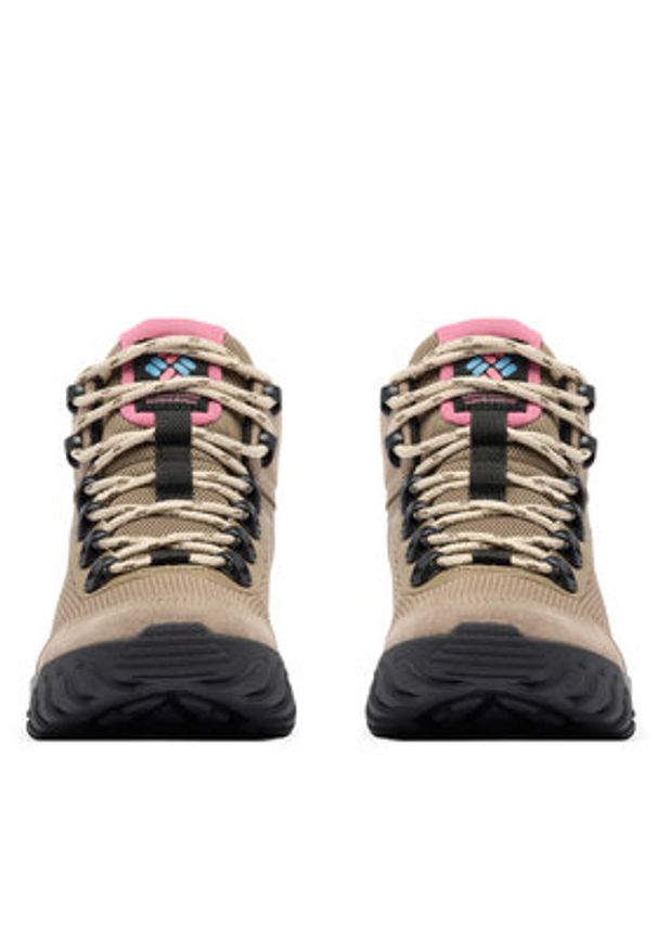 columbia - Columbia Trzewiki Burnsider™ Waterproof 2128841 Brązowy. Kolor: brązowy. Materiał: materiał