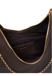Calvin Klein Torebka Emblem Hw Pebble Shoulder Bag LV04F3495G Beżowy. Kolor: beżowy. Materiał: skórzane #4