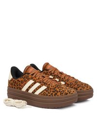 Adidas - adidas Sneakersy Vl Court Bold KK4671 Brązowy. Kolor: brązowy. Materiał: skóra, zamsz #2
