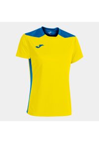 Koszulka do piłki nożnej damska Joma Championship VI. Kolor: niebieski, wielokolorowy, żółty. Sport: piłka nożna #1