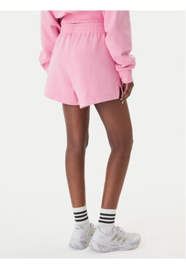Adidas - adidas Szorty sportowe Soft Lux KA6997 Różowy Loose Fit. Kolor: różowy. Materiał: syntetyk
