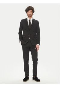 Karl Lagerfeld - KARL LAGERFELD Spodnie materiałowe 255002 552042 Czarny Slim Fit. Kolor: czarny. Materiał: syntetyk, bawełna #3