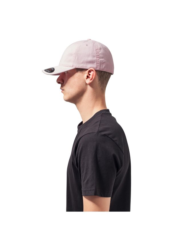 FLEXFIT - Czapka Flexfit cotton dad. Kolor: różowy