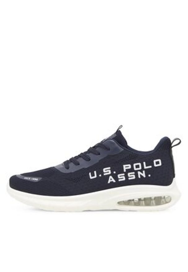 U.S. Polo Assn. Sneakersy ACTIVE001 Granatowy. Kolor: niebieski. Materiał: materiał
