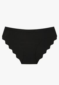Renee - Czarne Majtki Figi o Bezszwowym Wykończeniu Dolitia. Kolor: czarny. Materiał: jeans