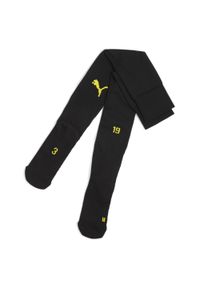 Puma - Męskie gładkie skarpety Borussia Dortmund 24/25 PUMA Black Faster Yellow. Kolor: żółty, wielokolorowy, czarny. Wzór: gładki. Sport: piłka nożna
