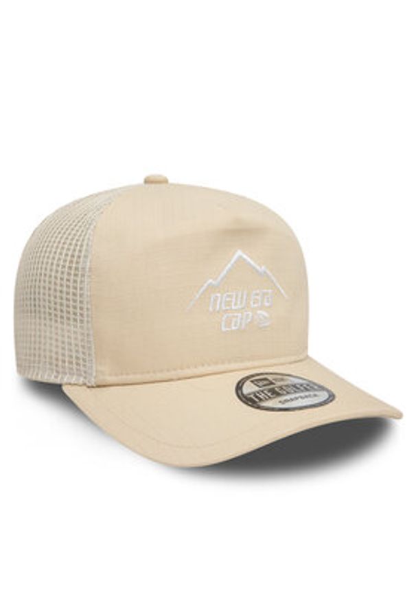 New Era Czapka z daszkiem Golfer 60595149 Écru. Materiał: materiał, bawełna