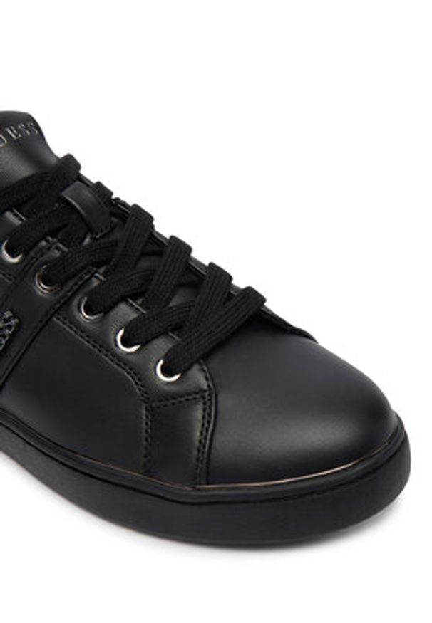 Guess Sneakersy FLFBTZ ELE12 Czarny. Kolor: czarny. Materiał: skóra