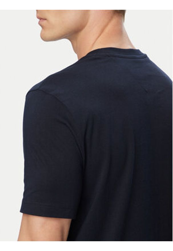 TOMMY HILFIGER - Tommy Hilfiger T-Shirt MW0MW43224 Granatowy Regular Fit. Kolor: niebieski. Materiał: bawełna