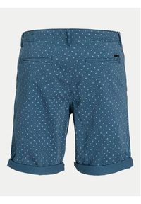 Jack & Jones - Jack&Jones Szorty materiałowe Bowie 12230336 Niebieski Regular Fit. Kolor: niebieski. Materiał: bawełna #4