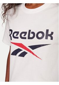 Reebok T-Shirt RK25173CCW Biały Regular Fit. Kolor: biały. Materiał: bawełna #3
