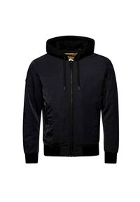 Kurtka turystyczna męska Superdry Military. Kolor: czarny. Materiał: nylon. Sport: turystyka piesza