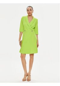 Rinascimento Sukienka koktajlowa CFC0118280003 Zielony Regular Fit. Kolor: zielony. Materiał: syntetyk. Styl: wizytowy #4