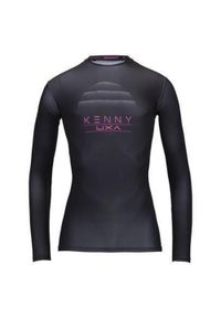 KENNY - Koszulka z długim rękawem dla kobiet Kenny Charger. Kolor: czarny. Długość rękawa: długi rękaw. Długość: długie. Sport: kolarstwo
