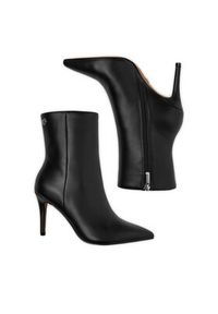 Nine West Botki CEO-NADINE-01 Czarny. Kolor: czarny. Materiał: skóra, materiał #5