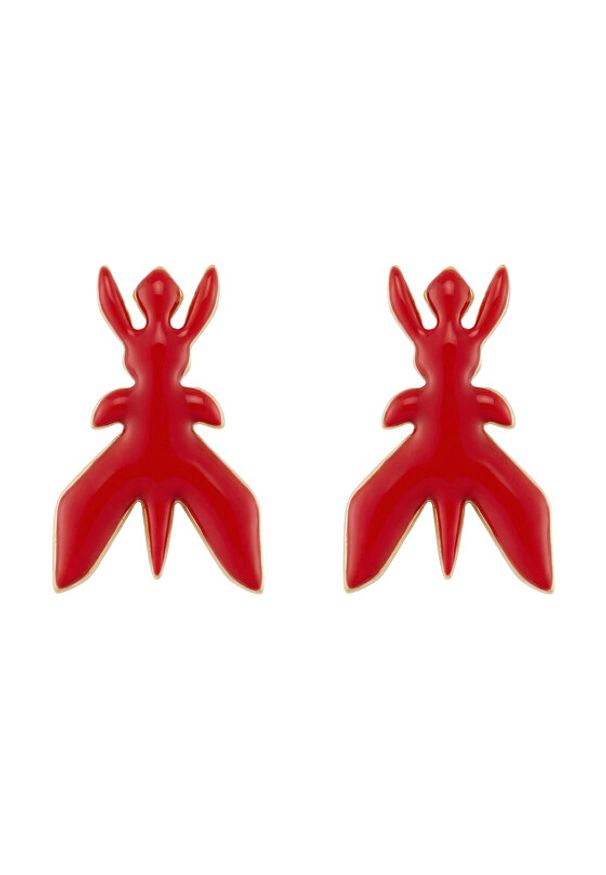 Patrizia Pepe Kolczyki 8J1396/M086-R880 Czerwony. Materiał: metalowe. Kolor: czerwony