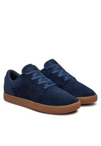 DC Shoes Sneakersy Crisis 2 ADYS100647-DGU Granatowy. Kolor: niebieski. Materiał: zamsz, skóra