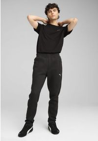 Puma - Męskie spodnie EVOSTRIPE PUMA Black. Kolor: czarny