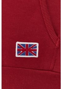 Pepe Jeans Bluza męska kolor czerwony z kapturem z nadrukiem. Okazja: na co dzień. Typ kołnierza: kaptur. Kolor: czerwony. Wzór: nadruk. Styl: casual