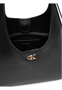 Calvin Klein Torebka Ck Medium Shoulder Bag LV04F3522G Czarny. Kolor: czarny. Materiał: skórzane #4