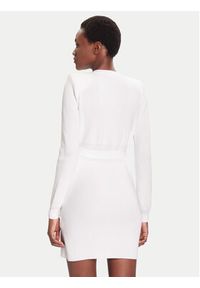 Liu Jo Sukienka dzianinowa MF5371 MS99E Biały Slim Fit. Kolor: biały. Materiał: syntetyk #3