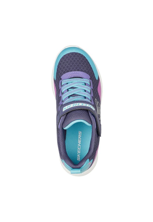 skechers - Buty do chodzenia dla dzieci Skechers Twisty Kicks. Zapięcie: rzepy. Kolor: wielokolorowy, niebieski, szary. Materiał: materiał, syntetyk, tkanina. Szerokość cholewki: normalna. Sport: turystyka piesza