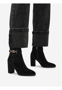 Nine West Botki CEO-ZAINA-01 Czarny. Kolor: czarny. Materiał: materiał #4