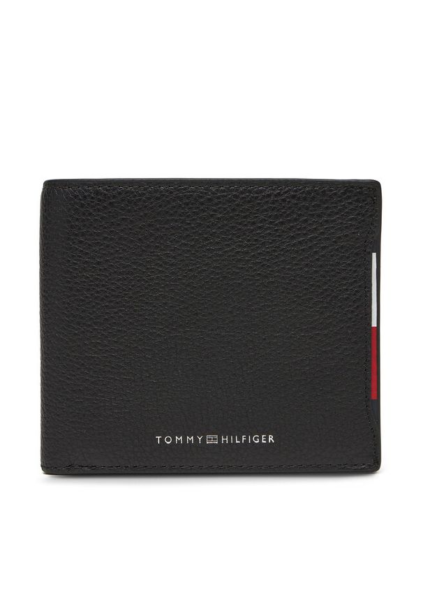 TOMMY HILFIGER - Portfel męski Tommy Hilfiger. Kolor: czarny