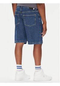 DC Szorty jeansowe Worker ADYDS03020 Niebieski Baggy Fit. Kolor: niebieski. Materiał: bawełna #3