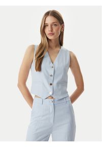 Morgan Kamizelka 261-CALCI.F Niebieski jasny Regular Fit. Kolor: niebieski. Materiał: syntetyk #1