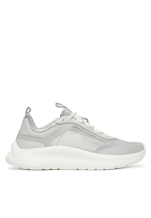Calvin Klein Sneakersy Light Eva Run Lup Transp Ripst HW0HW02998 Szary. Kolor: szary. Materiał: materiał. Sport: bieganie