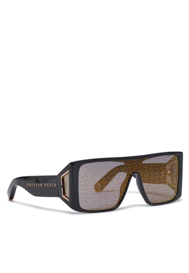 Philipp Plein - PHILIPP PLEIN Okulary przeciwsłoneczne SPP014W Czarny. Kolor: czarny