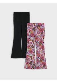 Sinsay - Legginsy flare 2 pack - wielobarwny #1